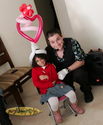 הפעלת יום הולדת עם בלונים